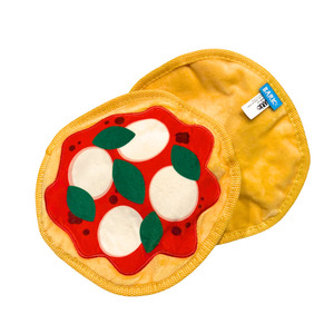 🍕 Muttzarella & Pawmodoro Pizza Squeaky Toy