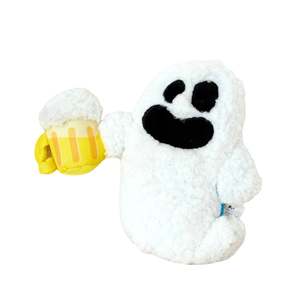 Play: 👻 Sheet Faced Ghost Plush Dog Toy