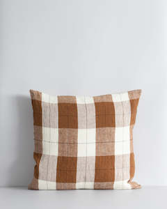 Earth Tones: Willis Tobacco/Ivory Cushion
