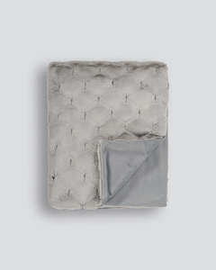 Light Feminine: Valentina Grey Throw