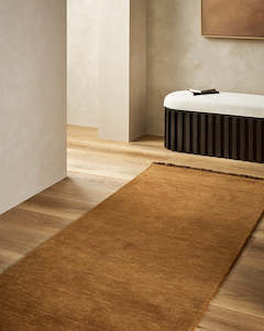 Hallway Entrance Mats: Sandringham Pecan Floor Runner