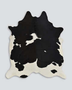 Natural Hides: Meadow Black/White Cowhide