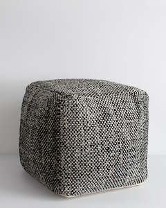 Ottomans: Ulster Black/Natural Ottoman