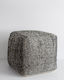 Ulster Black/Natural Ottoman