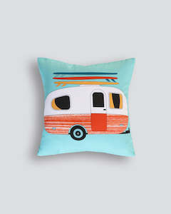 New Zealand Inspired: Caravan Cushion