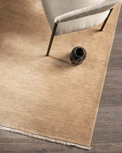 Baya Timeless Luxe Floor Rugs: Sandringham Putty Floor Rug