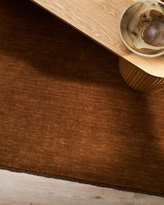 Baya Timeless Luxe Floor Rugs: Sandringham Pecan Floor Rug