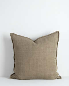 100 Linen: Flaxmill Kelp Cushion