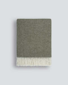 Pure Wool Throws: Mosman Olive Throw