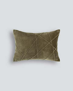 Ollo Essential Cushions: Alba Olive Cushion
