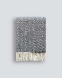 Pure Wool Throws: Lana Navy Throw