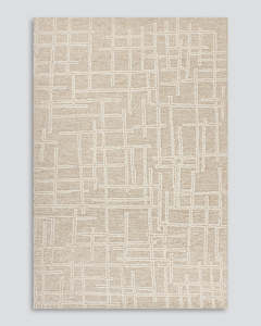 Contemporary Textured Floor Rugs: Vista Natural Floor Rug