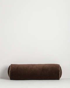 Velvets: Elliot Chocolate Bolster Cushion