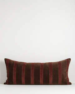 Baya: Huxley Chocolate/Cherry Cushion