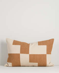 Cushions: Kiln Oat/Caramel Cushion