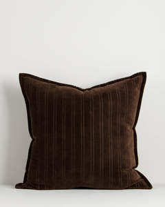 Cushions: Stria Chocolate Cushion