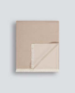Baya: Langford Ecru Throw