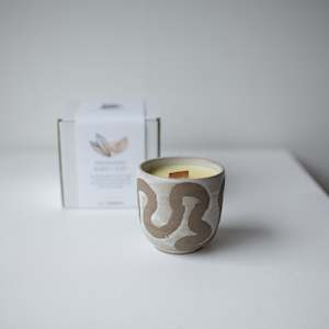 One Offs: Squiggle Candle - Satin White
