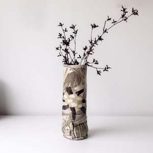 Moon Jar Hangari Collection Copy: Nerikomi Single Vase 01
