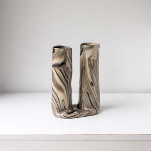 Moon Jar Hangari Collection Copy: Double Ripple Vase 01