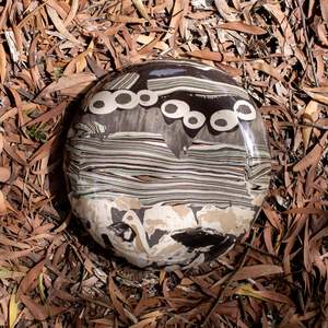 Moon Jar Hangari Collection Copy: Strata Wall Sculpture 03