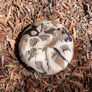 Moon Jar Hangari Collection Copy: Strata Wall Sculpture 01