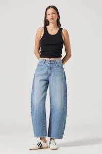 Denim And Pants: ROLLAS GIGI BARREL JEAN WMN
