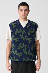 XLARGE DROP KNIT VEST MENS