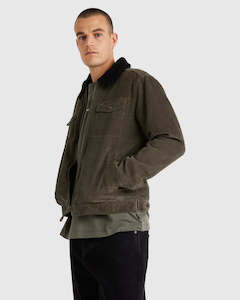 RVCA EASY SHERPA TRUCKER JACKET MENS