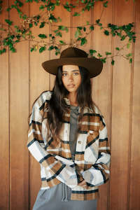 BRIXTON BOWERY FLANNEL WMN