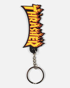 THRASHER FLAME KEYCHAIN