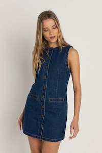RHYTHM GIA DENIM DRESS WMN