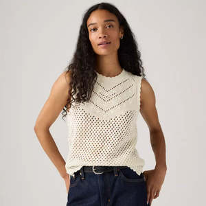 LEVIS ADRIENNE CROCHET TANK WMN