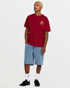 VOLCOM BILLOW DENIM SHORT MENS