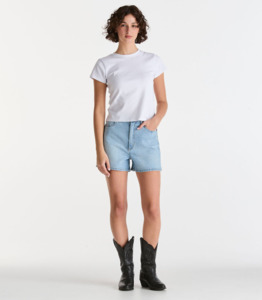 WRANGLER HI BELL SHORT WMN