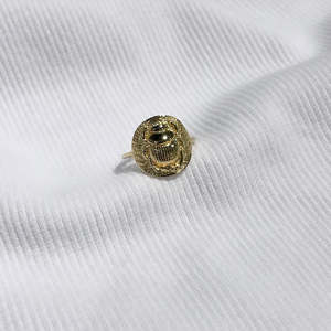 SOME 18K GOLD PLATED BASQUAIT RING