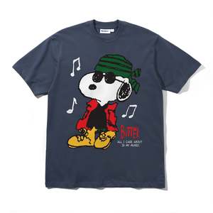 BUTTER GOODS X PEANUTS MUSIC TEE MENS