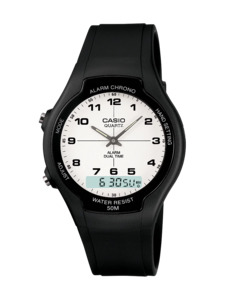 Watches: CASIO BASIC DUAL WATCH 50M WR