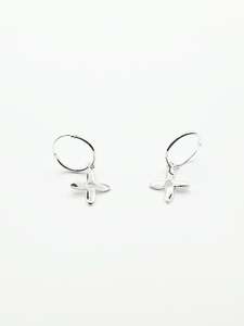 Some: SOME TAPA HOOP EARRINGS