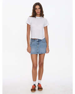 Sale Womens: THRILLS SOPHIE MID RISE DENIM SKIRT WMN