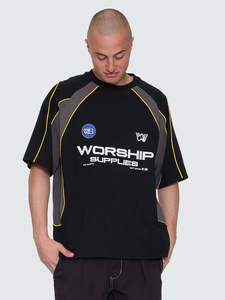 WORSHIP LASER OVERSIZED TEE MENS