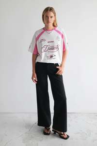 A BRAND 95 MID WIDE JEANS WMN