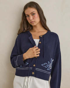 RHYTHM RAVELLO KNIT CARDIGAN WMN
