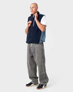 Mens Hoods Jumpers 2 0: RUSTY PHANTOM POLAR FLEECE VEST MENS