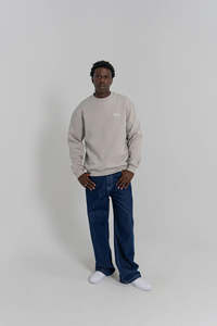 Mens Hoods Jumpers 2 0: CRATE SIMPLE SCRIPT CREW MENS