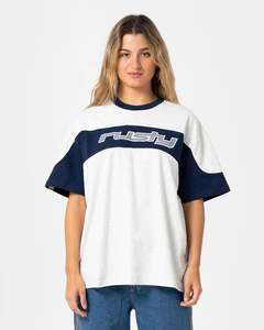RUSTY KINETIC O/S TEE WMN