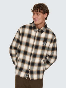 THRILLS STAGGER CROPPED FLANNEL MENS