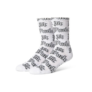 HUF FUCK IT OLD ENGLISH SOCKS