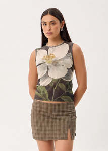 AFENDS JASMINE SHEER TANK WMN