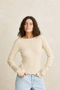 RHYTHM ESSENTIAL L/S TOP WMN